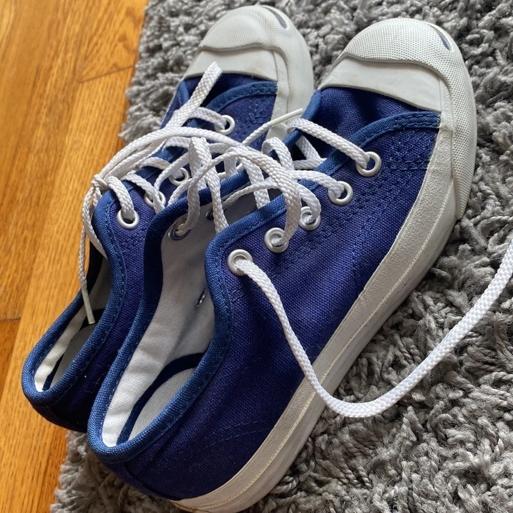 Converse Jack Purcell Blue Sneakers Size 13.5